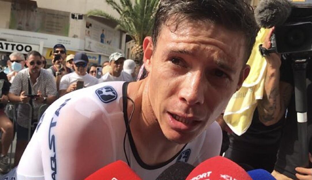 Miguel Ángel López es el mejor colombiano en la clasificación general de La Vuelta.