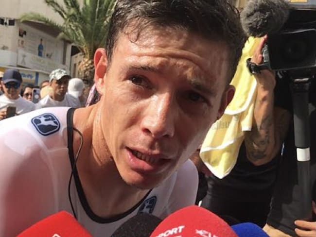 Miguel Ángel López es el mejor colombiano en la clasificación general de La Vuelta.