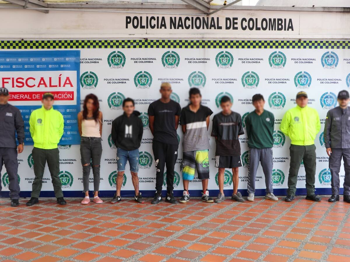 Capturan a integrantes de la banda ‘Sinope’, dedicada al tráfico de drogas en Dosquebradas