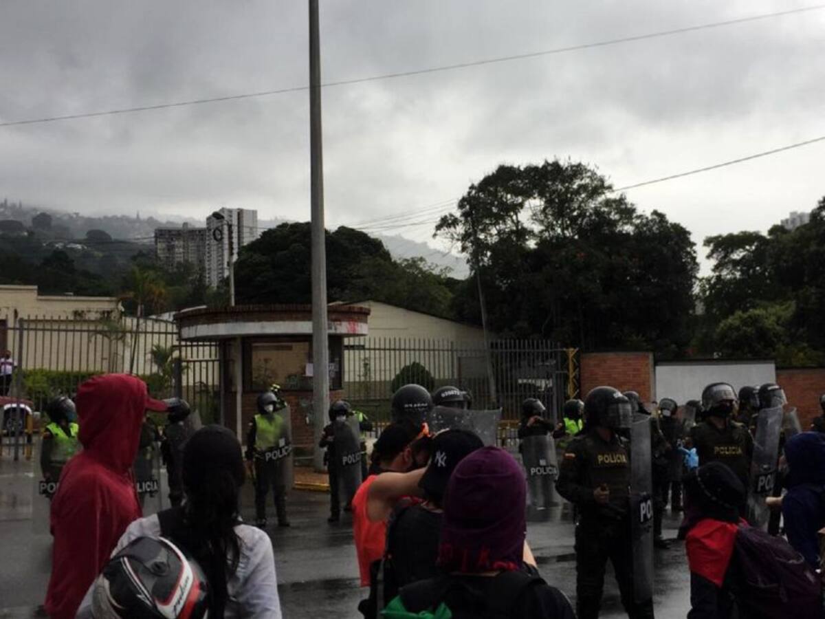 Movilización feminista terminó en disturbios