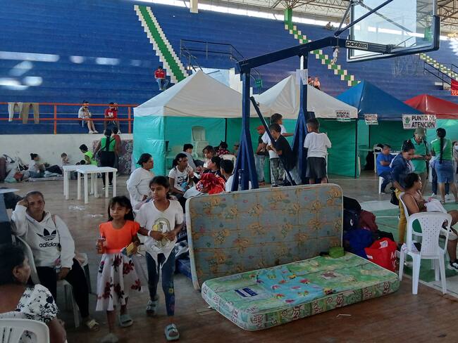 Desplazados en la región del Catatumbo / Foto: EFE/ Ana Inés Vega