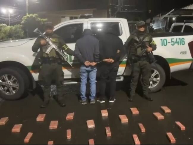 Más de 40 kilos de estupefacientes fueron incautados en vías de Nariño