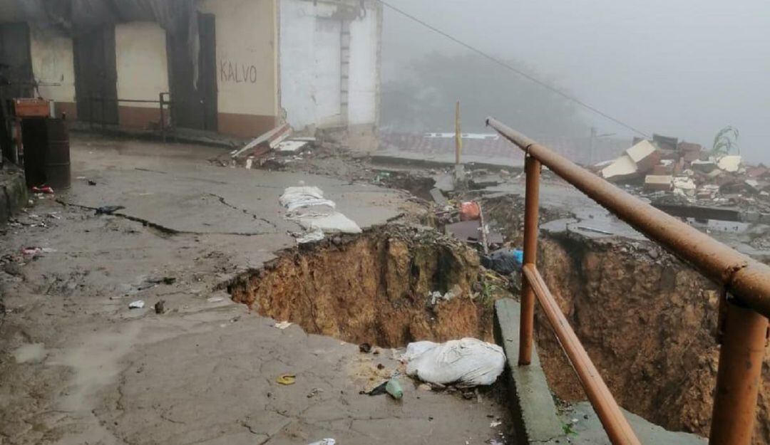 Afectaciones por las lluvias en Caldas