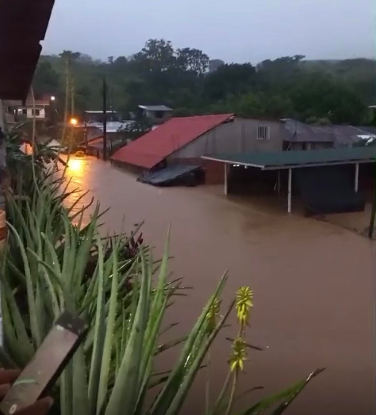 Inundaciones por las lluvias en Puerto Triunfo, Antioquia. Foto: Cortesía.