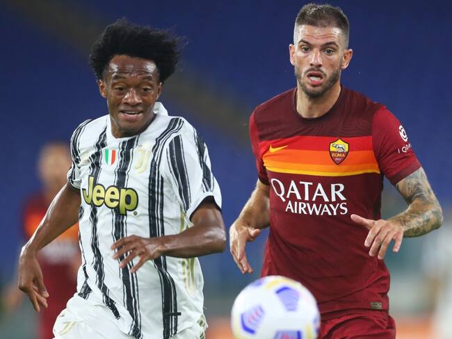 Con Cuadrado los 90 minutos, Juventus empató de visitante ante la Roma