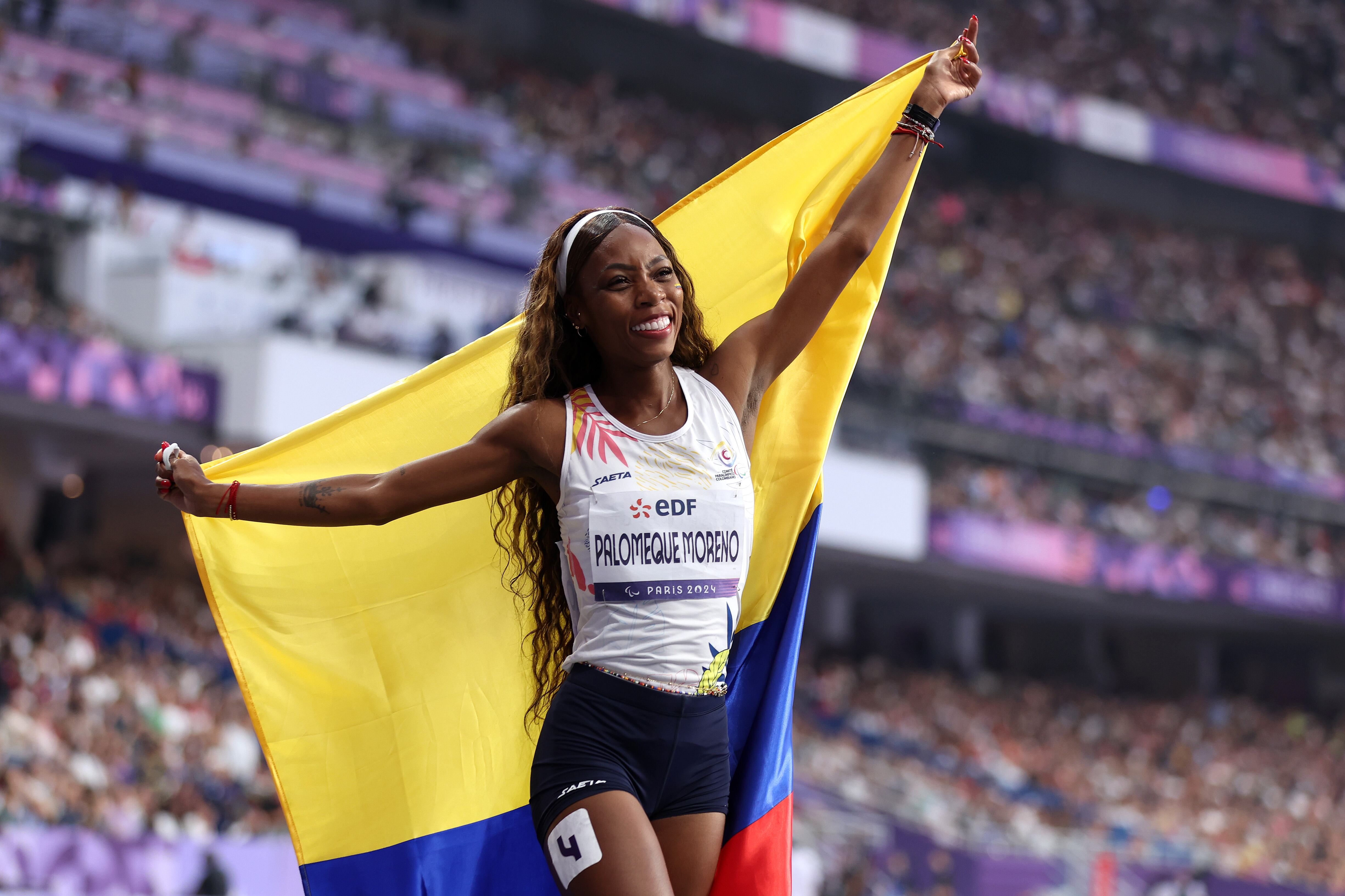 Karen Palomeque, medallista de oro en los Juegos Paralímpicos de París 2024. (Photo by Fiona Goodall/Getty Images for PNZ)