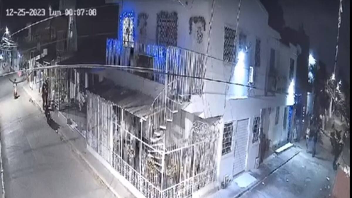 Violento choque de motocicletas dejó tres heridos en barrio El Pozón de Cartagena
