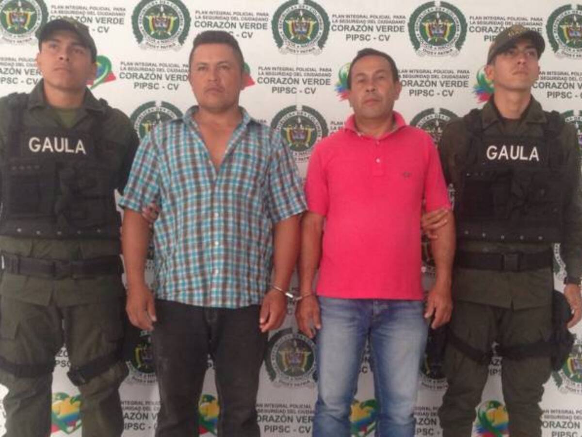 Policía captura dos extorsionistas en el sur del Tolima