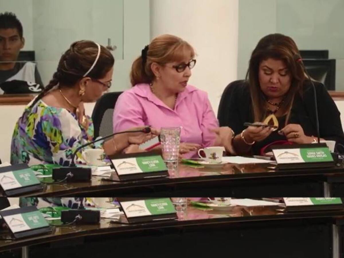 Video: Concejales se arreglan las uñas, chatean y charlan en plena sesión