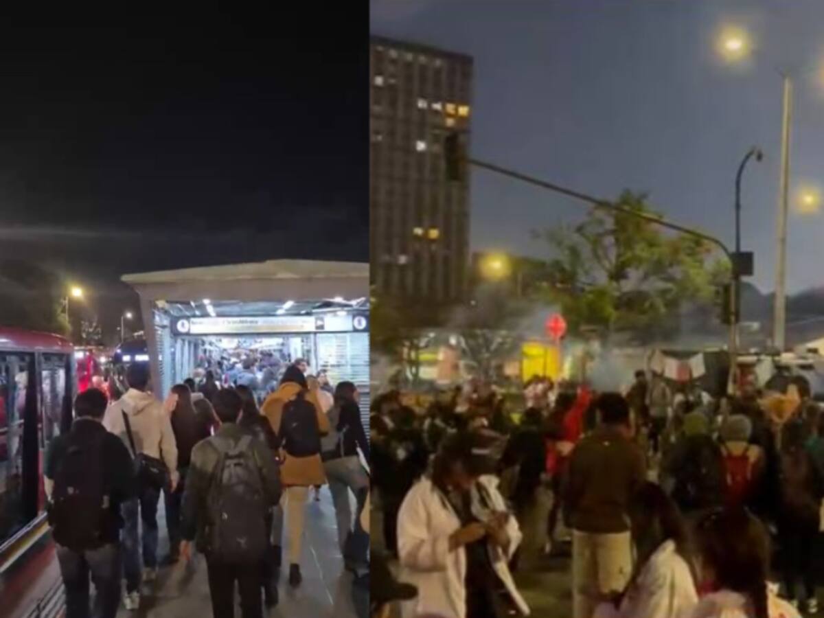 Día de la Violencia contra la Mujer: marchas colapsaron la movilidad en Bogotá