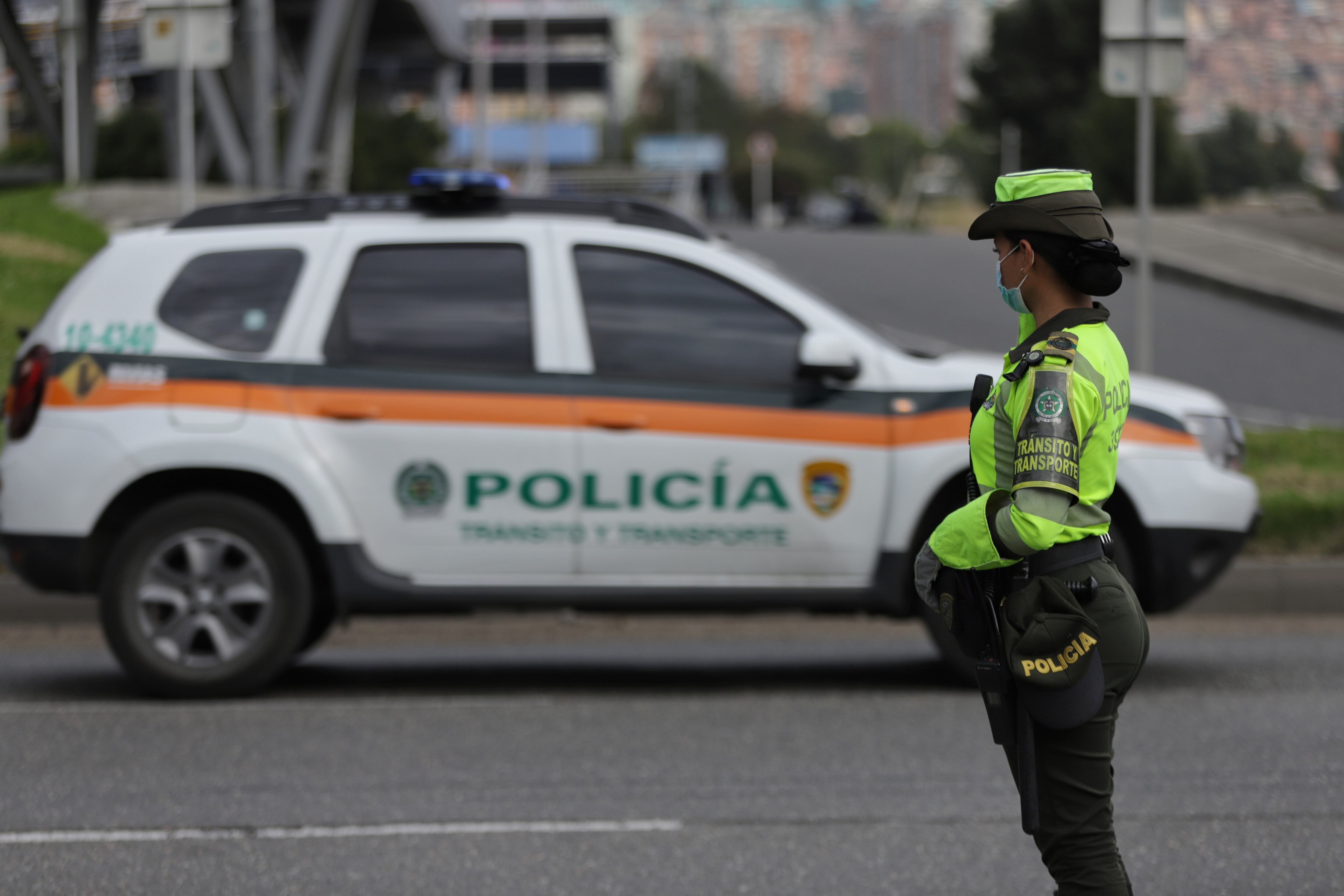 Imagen de referencia de la Policía de Tránsito. Foto: (Colprensa - Álvaro Tavera)