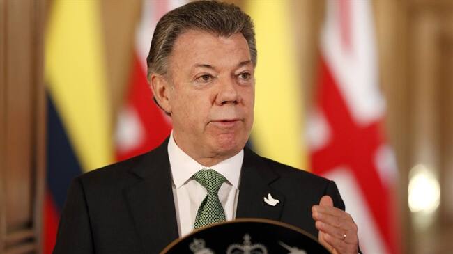 Juan Manuel Santos, presidente de Colombia. Foto: Associated Press - AP