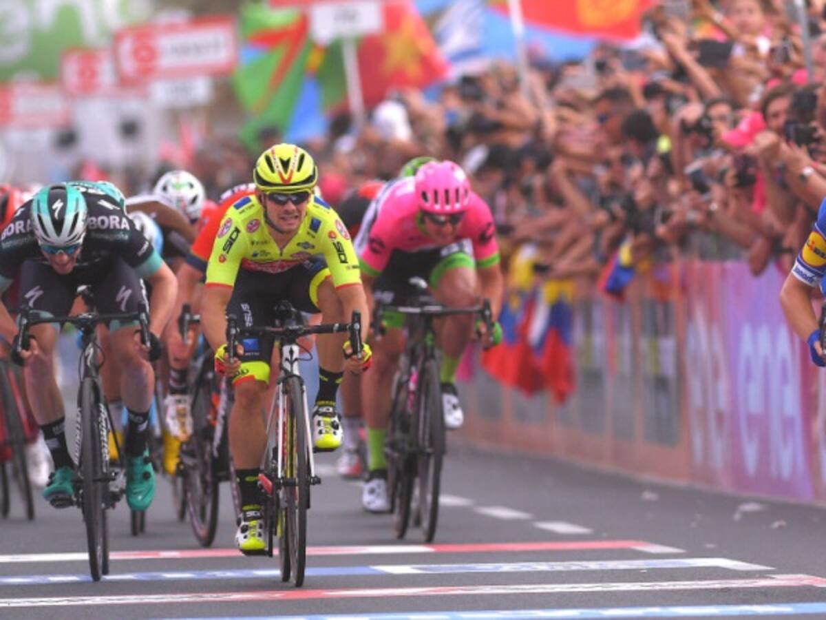 Elia Viviani buscará repetir triunfo en la tercera etapa del Giro de Italia