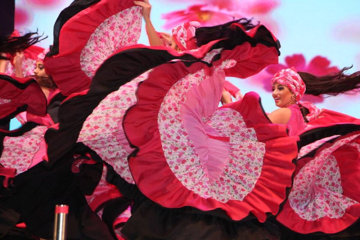 Ante más de 12.000 personas que se dieron cita en la Plaza de la Paz, la soberana fue el hilo conductor en cada una de las cuatro escenas en que fue dividido el espectáculo
