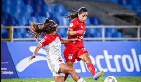 América de Cali vs. Santa Fe Liga Femenina / Instagram: @AméricadeCaliFemenino