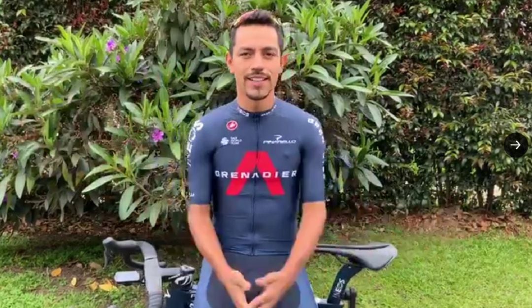 Daniel Felipe Martínez, ciclista colombiano del Ineos.