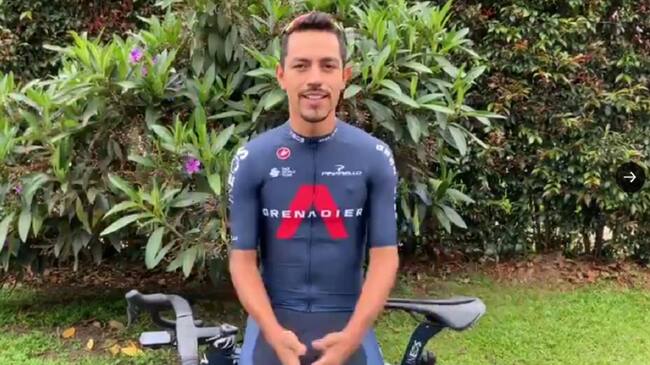 Daniel Felipe Martínez, ciclista colombiano del Ineos.