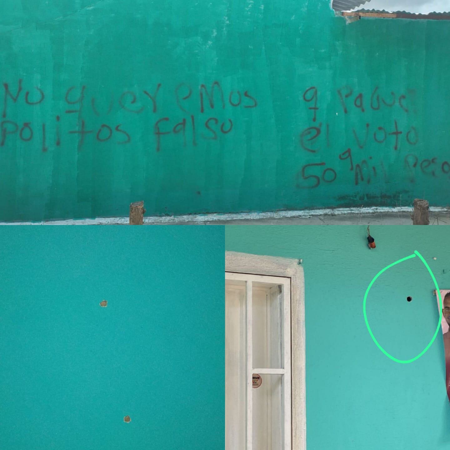 Vivienda concejal de Puerto Santander atacada a disparos