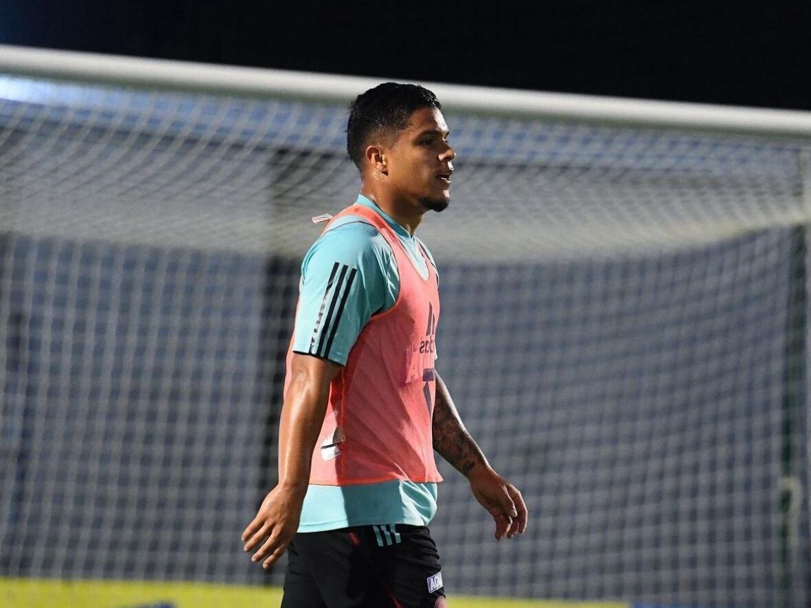 Juan Camilo Hernández en la Selección Colombia / Instagram: Juan Camilo Hernández.