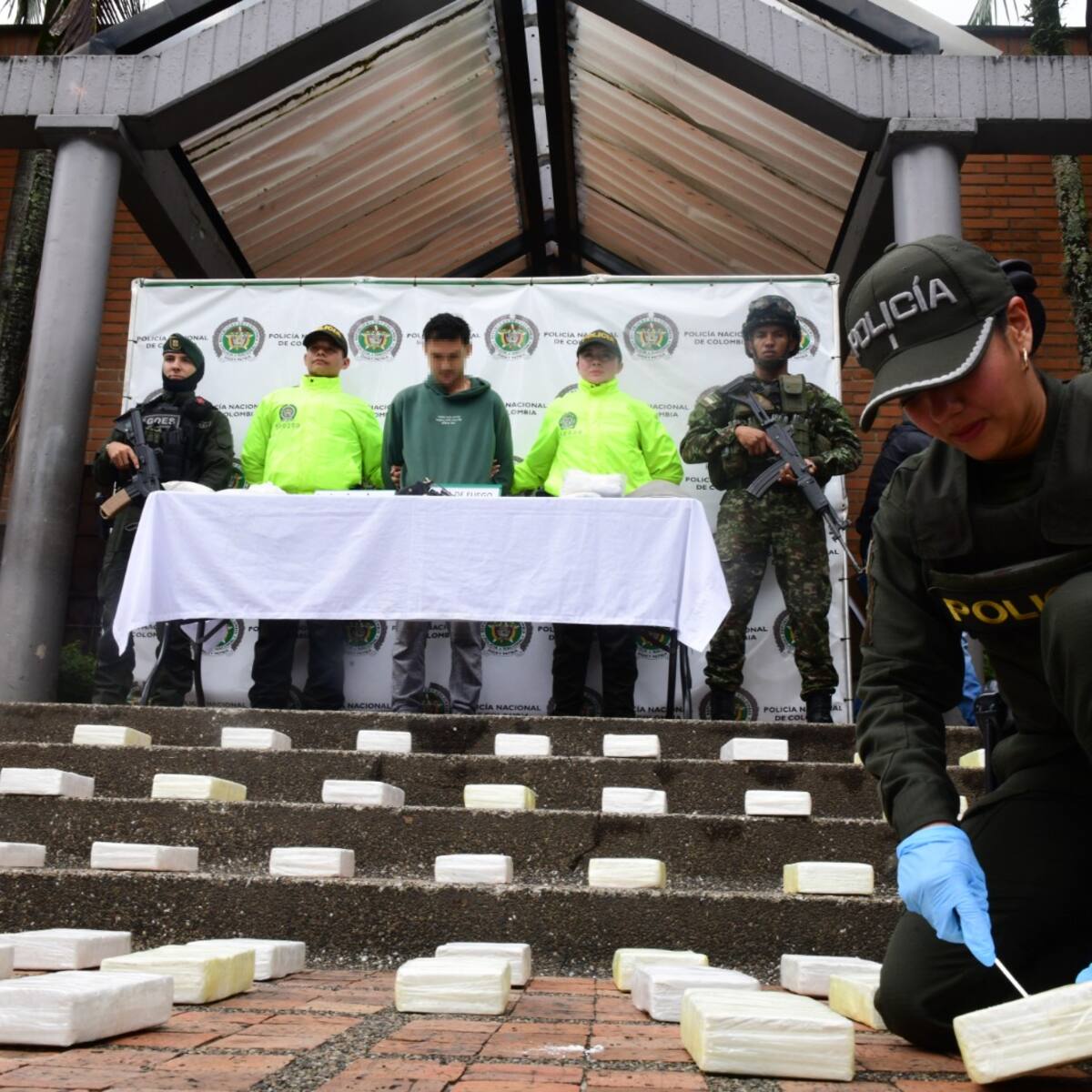 Le desmantelaron un laboratorio de cocaína a “EL Mesa” en Girardota; producía una tonelada al mes