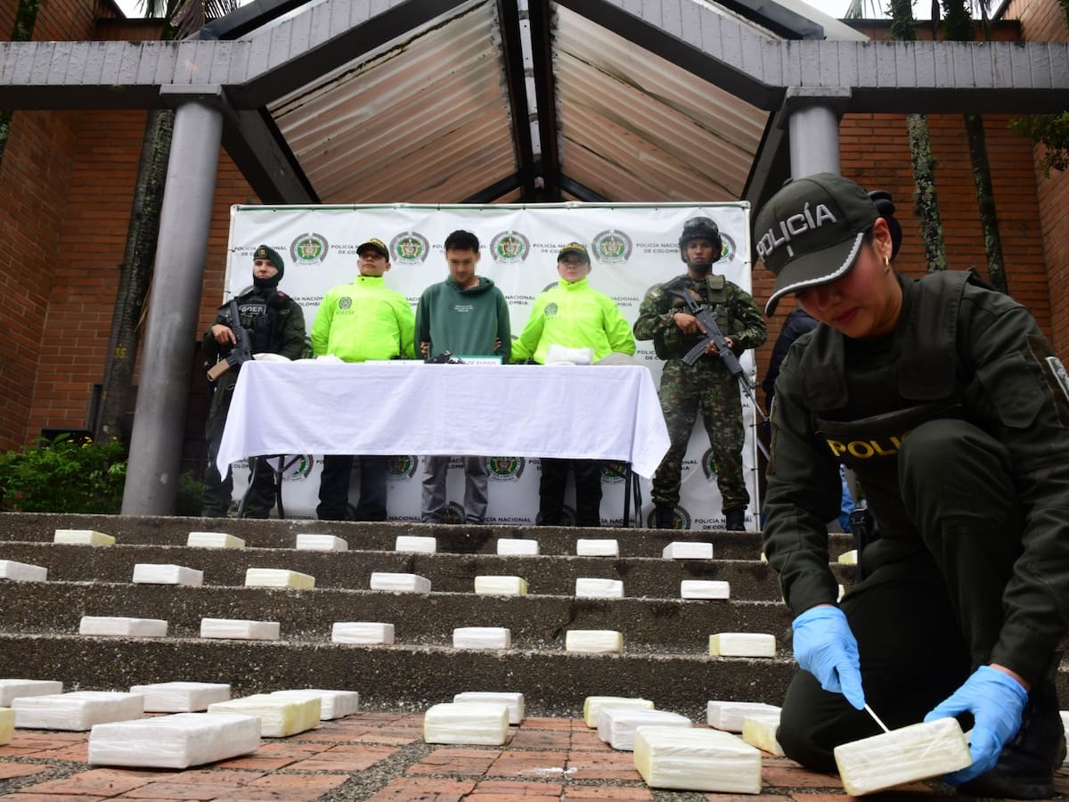 Le desmantelaron un laboratorio de cocaína a “EL Mesa” en Girardota; producía una tonelada al mes