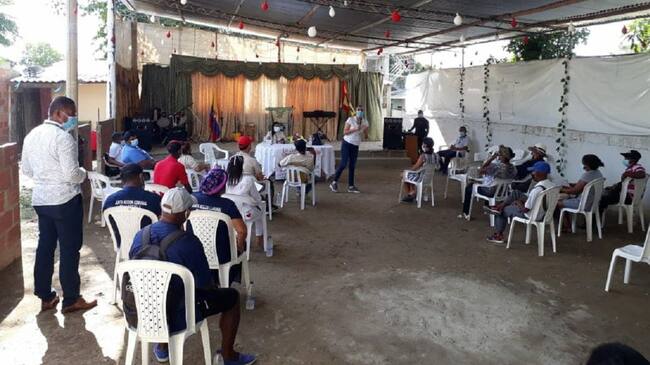 Líderes y lideresas de los corregimientos de la zona norte se reunieron para conocer detalles del Sisbén IV y Familias en Acción