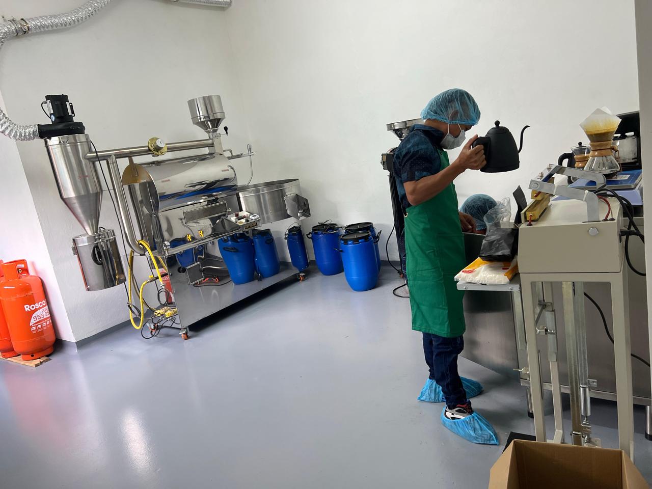 Planta de beneficio de Café Cereza. Foto: Cortesía Federación Nacional de Cafeteros.