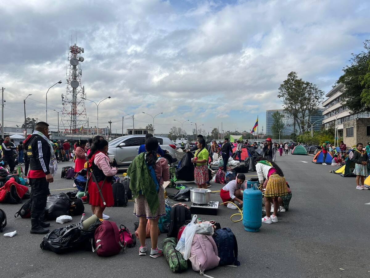 Indígenas Embera retornaron a Bogotá: reclaman al gobierno que se cumplan los compromisos