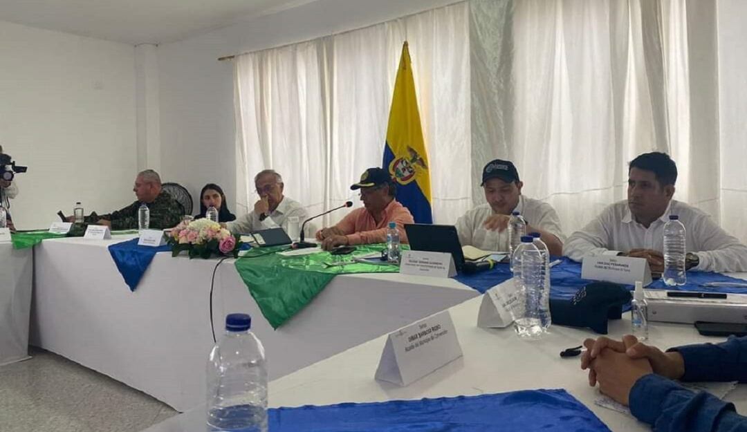 Consejo de seguridad en El Tarra 