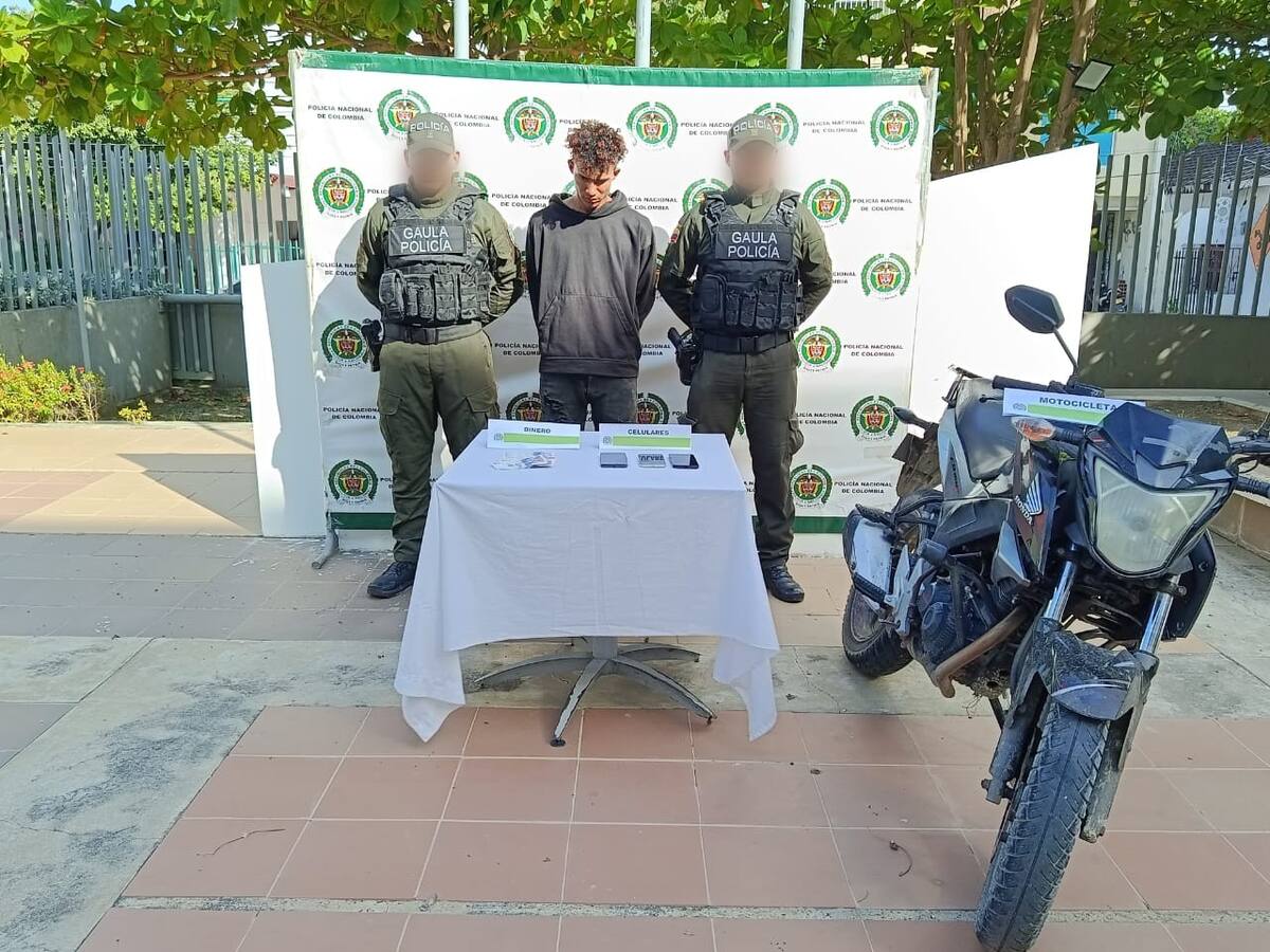 Capturan a alias Lucho 7 presunto extorsionista de la banda criminal Salsas Nueva Generación