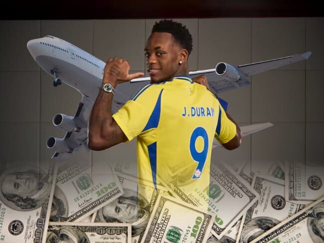 Jhon Durán y su insólita rutina: tendría que viajar en avión todos los días para ir a entrenar