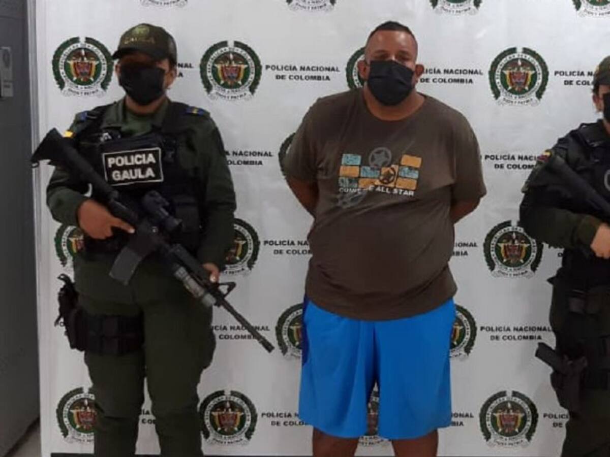 ‘Don Tuvo’ fue detenido en Cartagena cuando recibía pago de una extorsión
