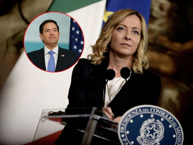Giorgia Meloni recibirá el viernes a Marco Rubio tras los ataques de Donald Trump. Foto: Getty images/ EFE.