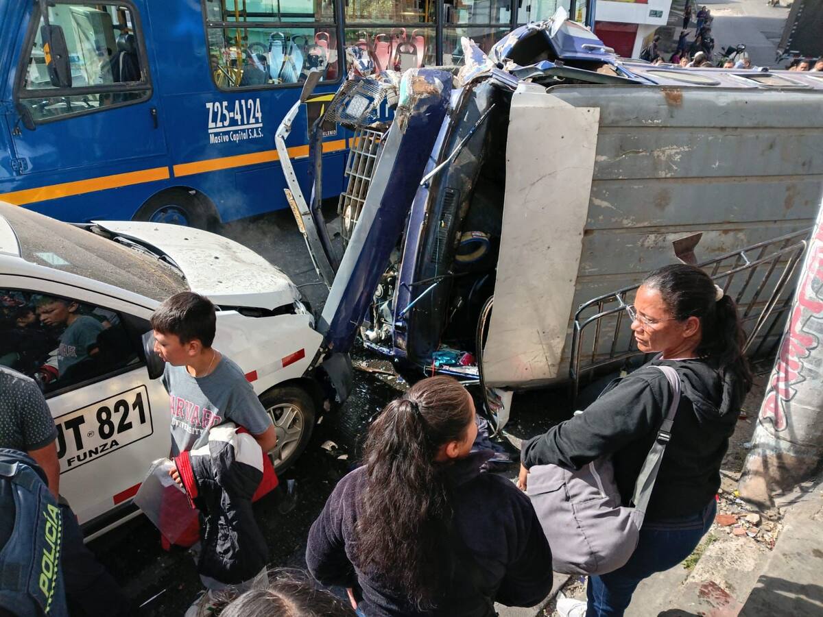 Grave accidente de tránsito en el sur de Bogotá deja un persona muerta: vehículo tendría fallas