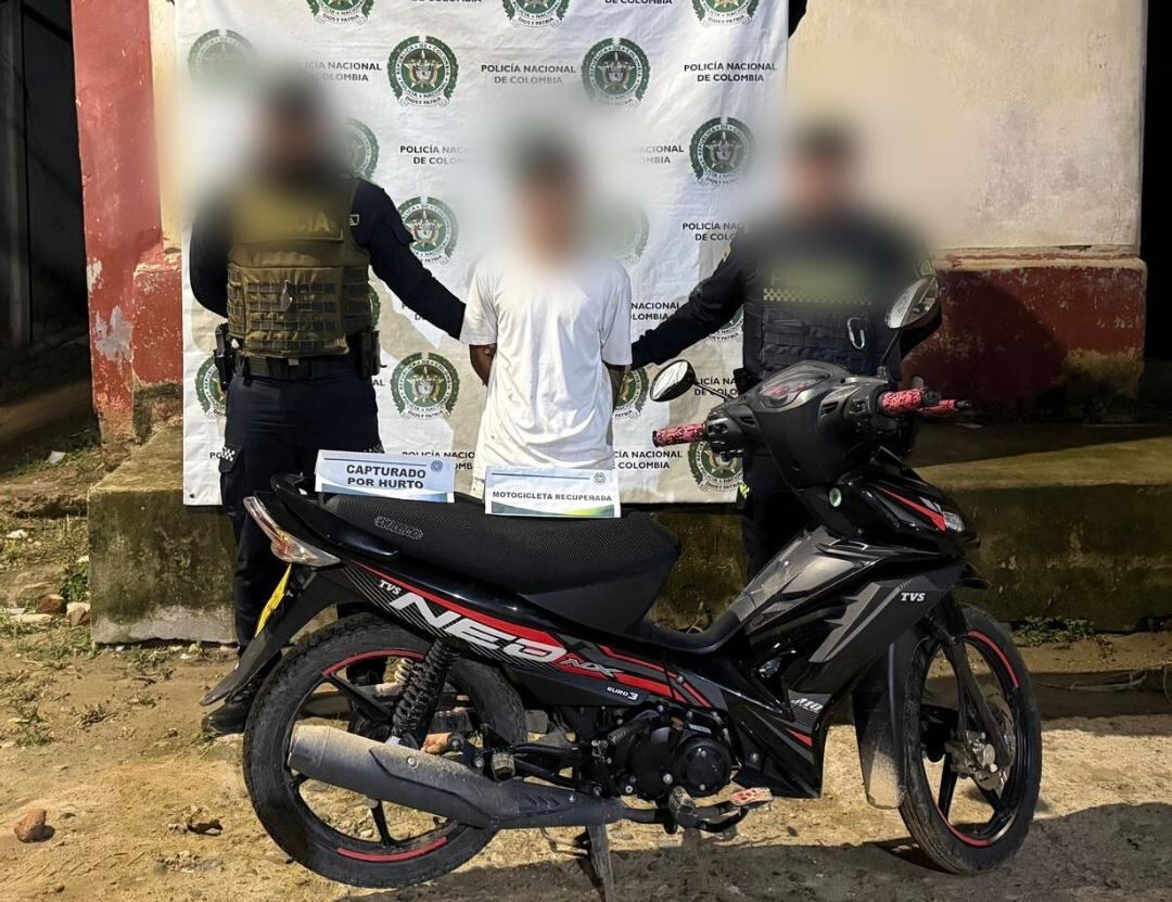 Capturaron a alias "Edgar". // Policía de Bolívar