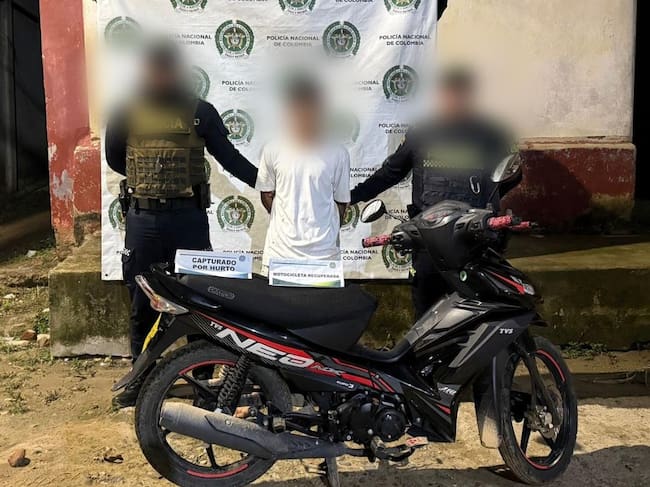 Capturaron a alias "Edgar". // Policía de Bolívar