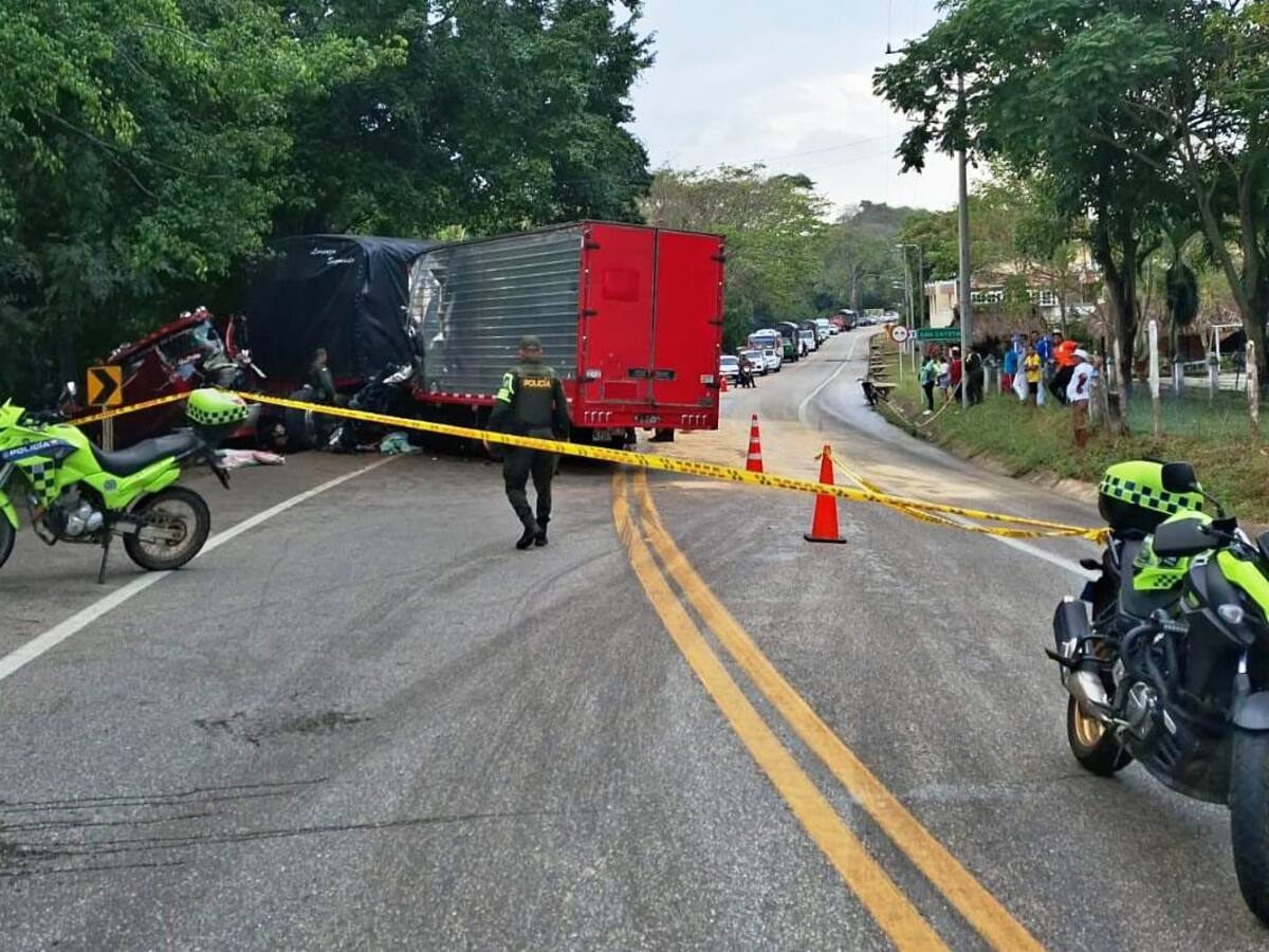 Imprudencia deja dos muertos en siniestro vial en San Cayetano, Bolívar