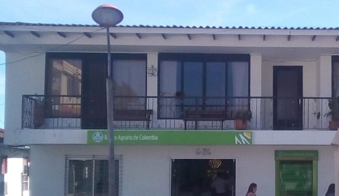 Sede del Banco Agrario en La Merced, Caldas