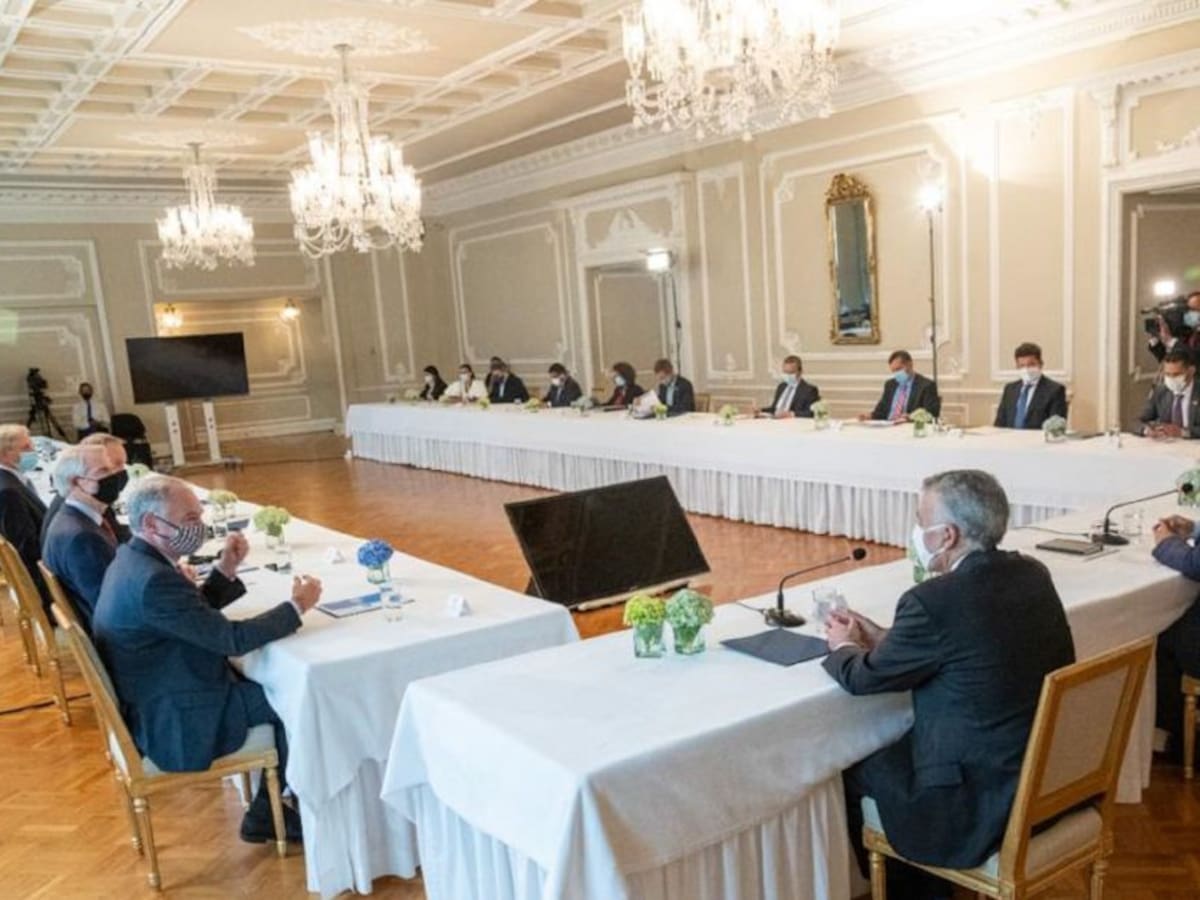 Duque recibió a congresistas estadounidenses para hablar del país