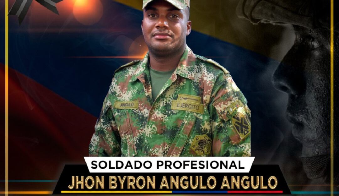 Soldado profesional Jhon Byron Angulo Angulo