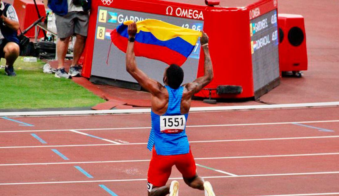 Anthony Zambrano en los Juegos Olímpicos de Tokio 2020