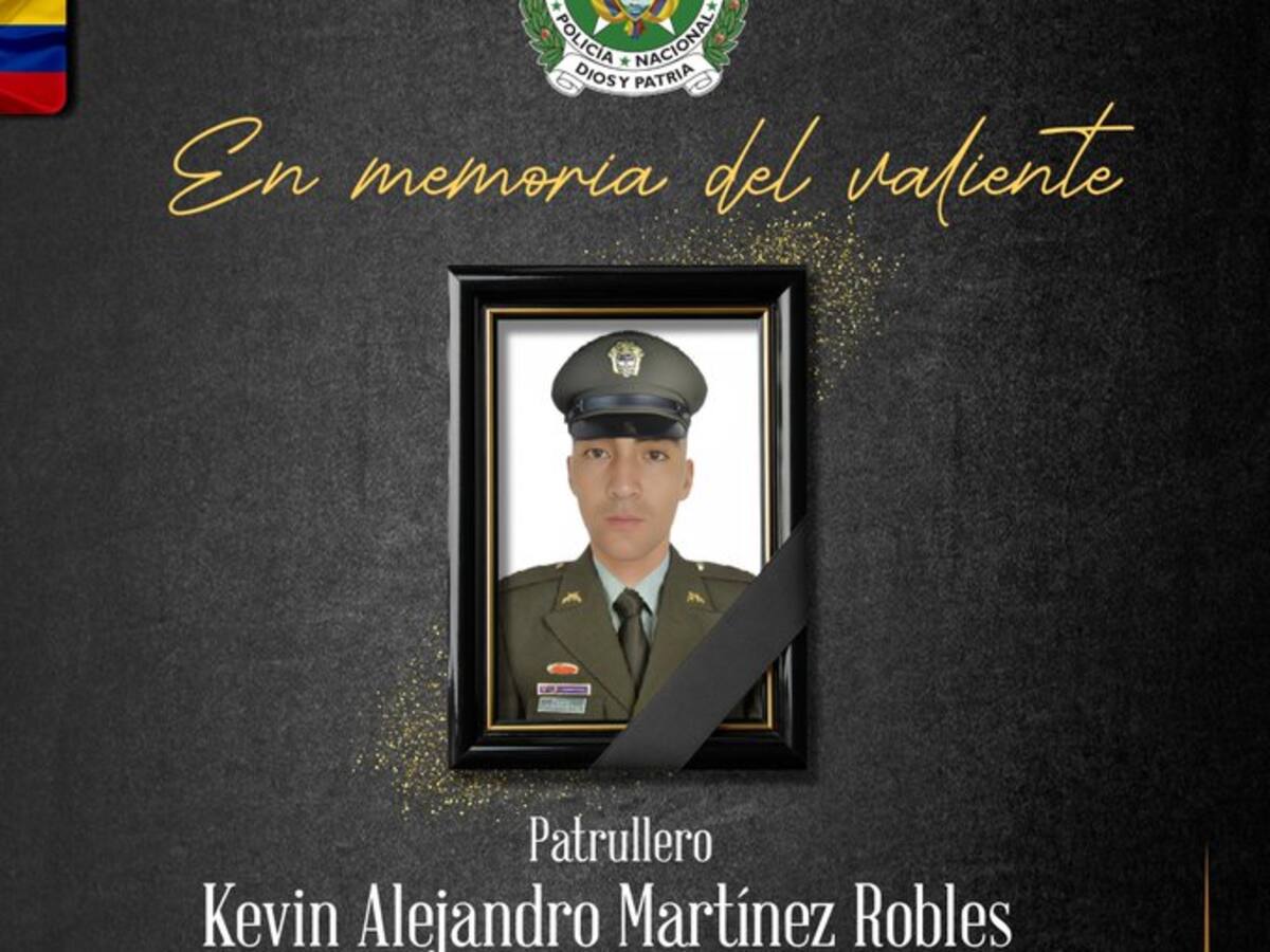Falleció patrullero que había resultado herido en atentado de Jamundí