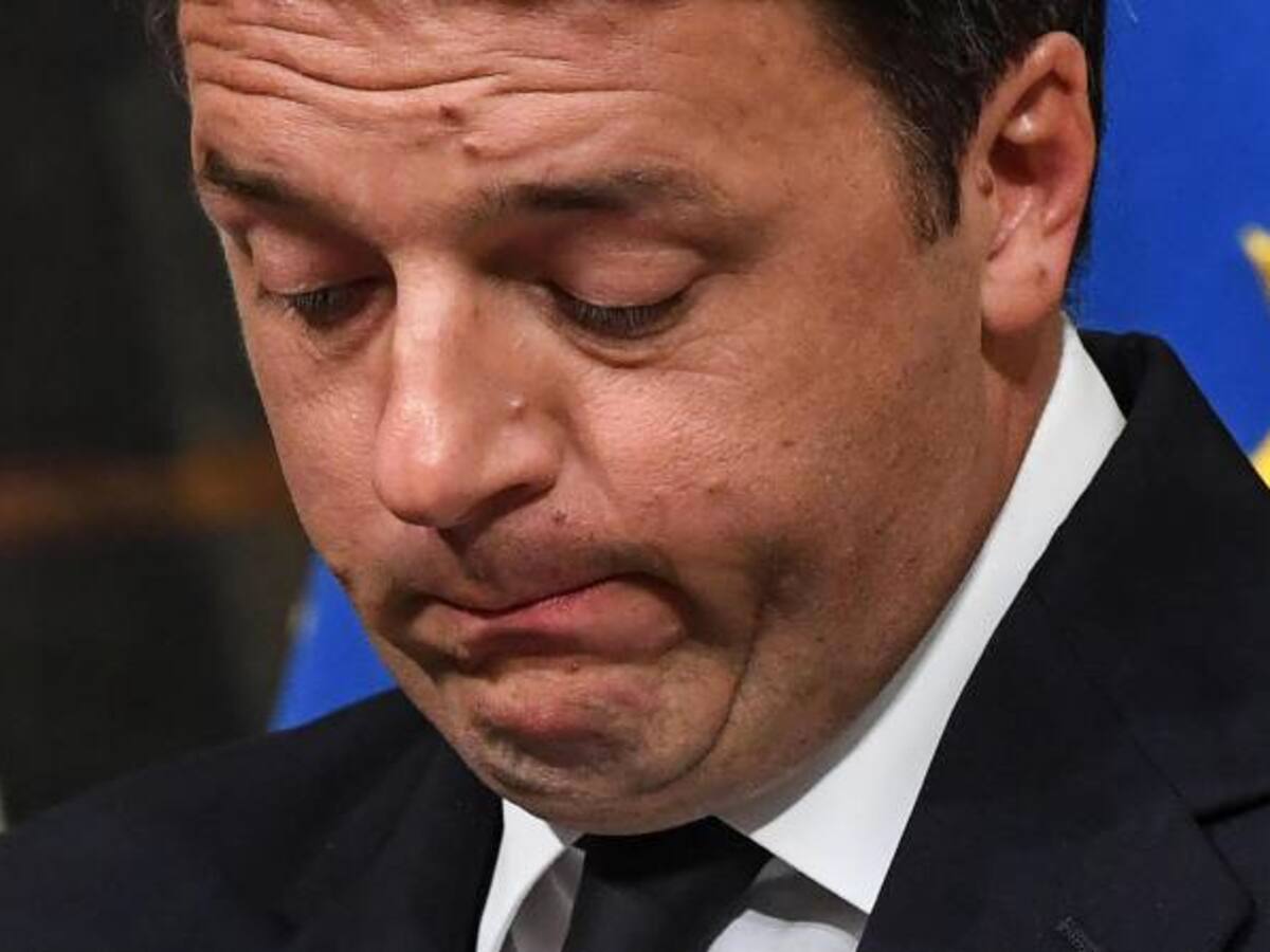 Matteo Renzi formaliza su renuncia como primer ministro de Italia