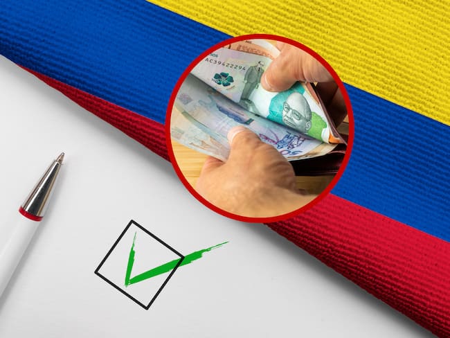 Imagen de referencia, elecciones en Colombia y dinero. Foto: Getty Images.