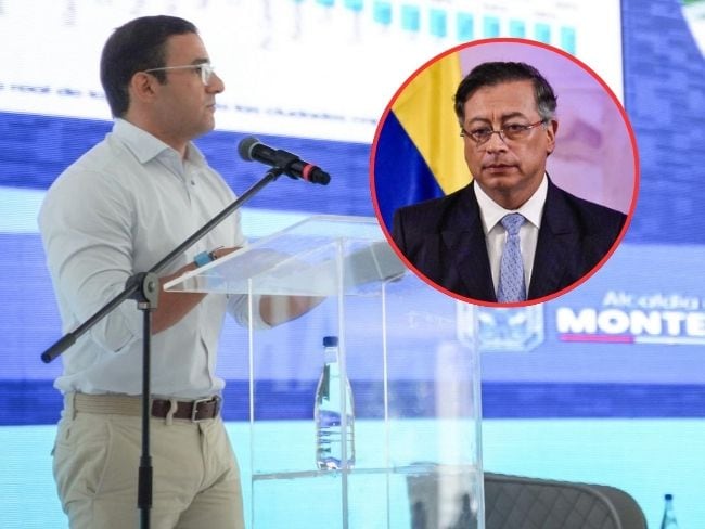 El alcalde de Montería, Hugo Kerguelén, replica a cuestionamientos de Petro.