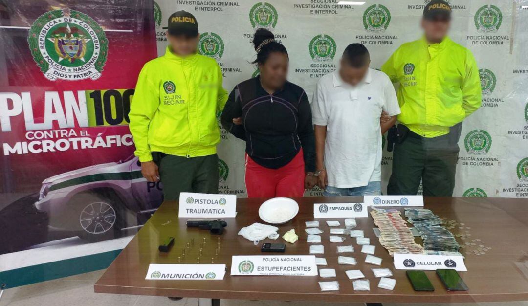 La detención se dio en el sur de la ciudad desde donde preparaban las dosis