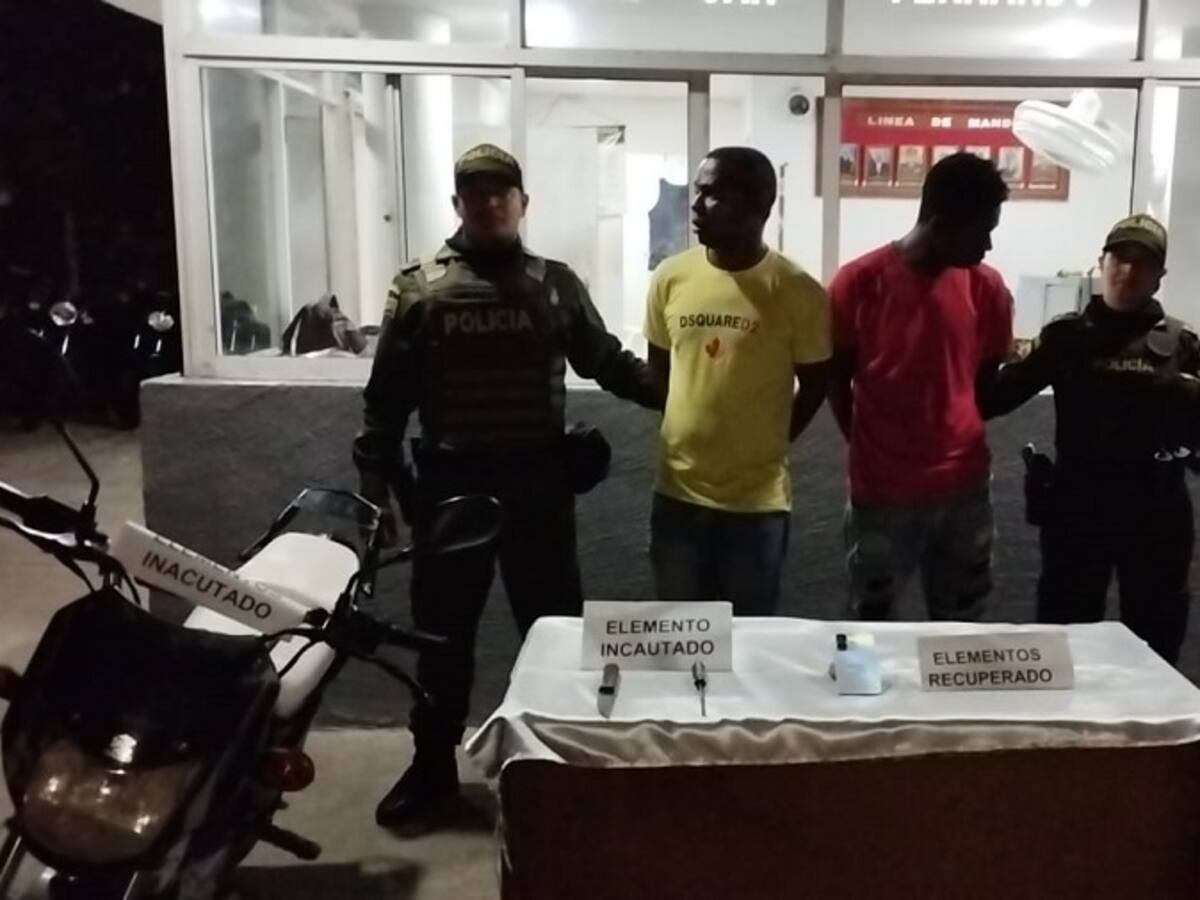 En Cartagena cayeron ‘El Leo’ y ‘El Mañe’ por atracos a mujeres en la madrugada