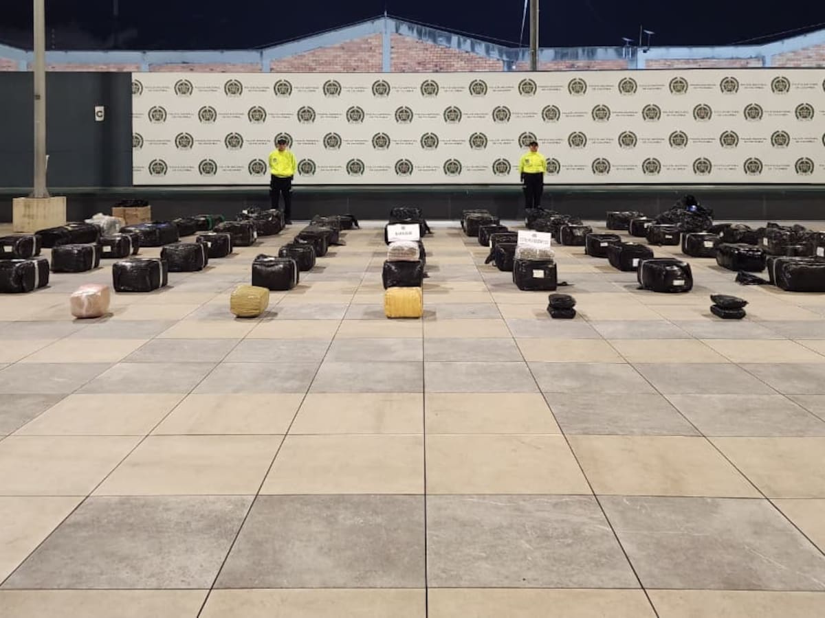 Incautan una tonelada de marihuana en una casa en Bogotá
