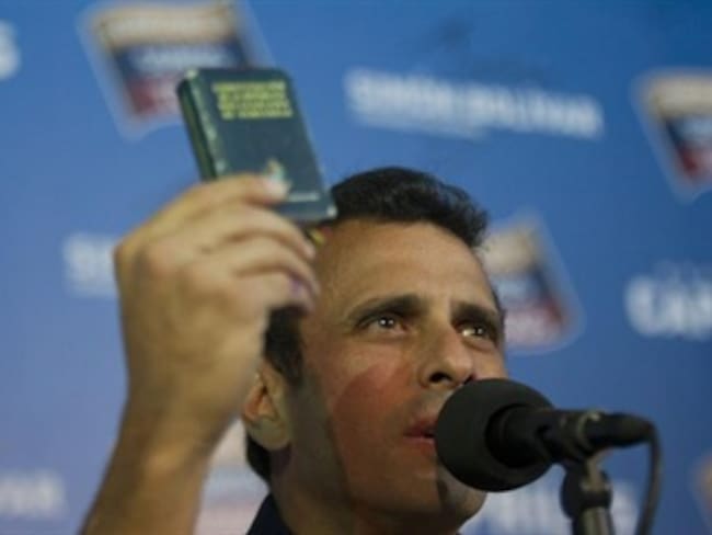 Hay que repetir las elecciones en Venezuela: Henrique Capriles
