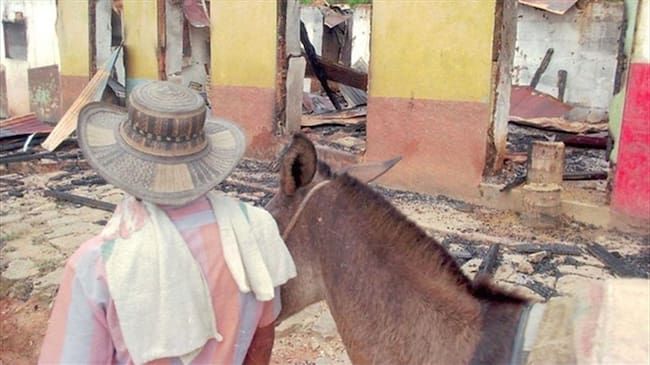 Piden anular decisión de declarar delito de lesa humanidad masacres del Aro y La Granja. Foto: Colprensa